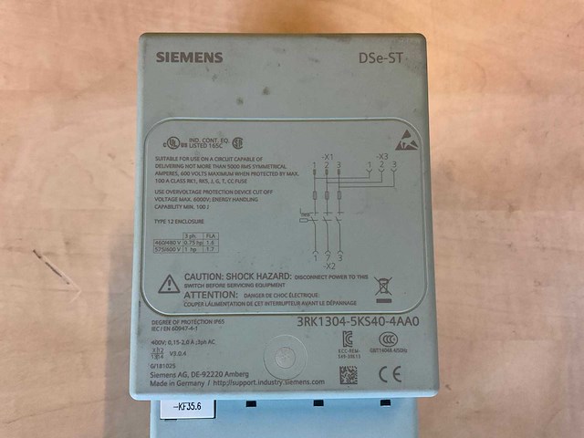 Siemens dse-st motorstarter (17x) - afbeelding 2 van  4