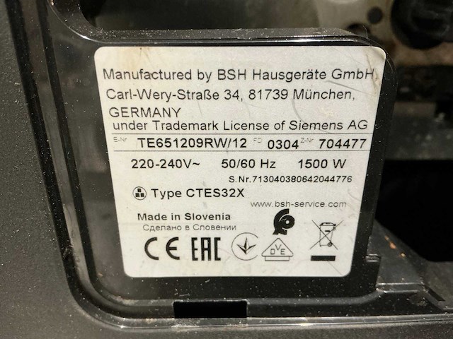 Siemens eq6 plus s 100 koffie- & espressomachines - afbeelding 6 van  6