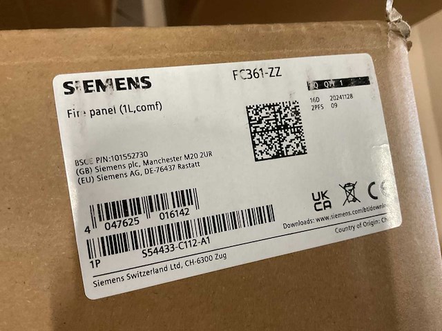 Siemens fc361-zz brandmeldcentrale - afbeelding 2 van  2