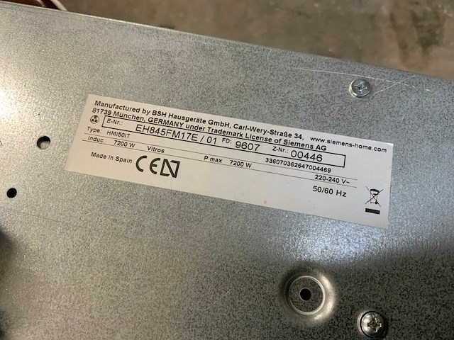 Siemens hmi50it kookplaat - afbeelding 3 van  5