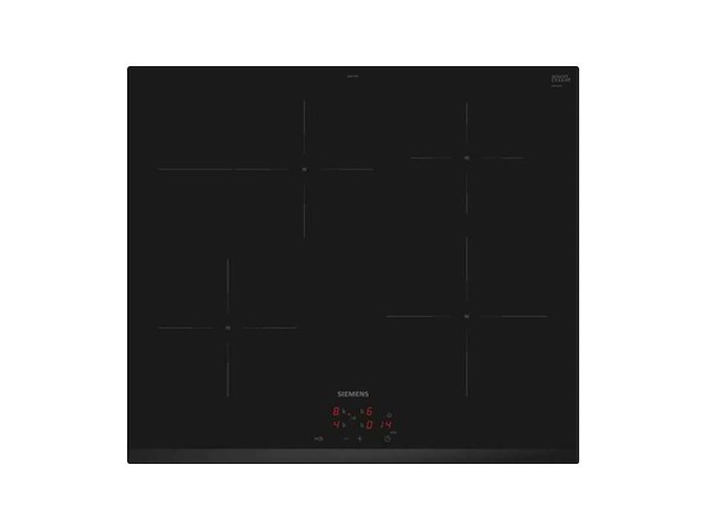 Siemens iq300 ei631cfb1e kookplaat zwart ingebouwd 60 cm inductiekookplaat zones 4 zone(s) - afbeelding 1 van  2