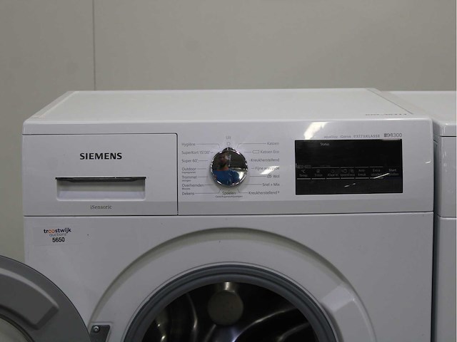 Siemens iq300 isensoric aquastop iqdrive extraklasse wasmachine & siemens iq300 isensoric extraklasse wasdroger - afbeelding 3 van  8