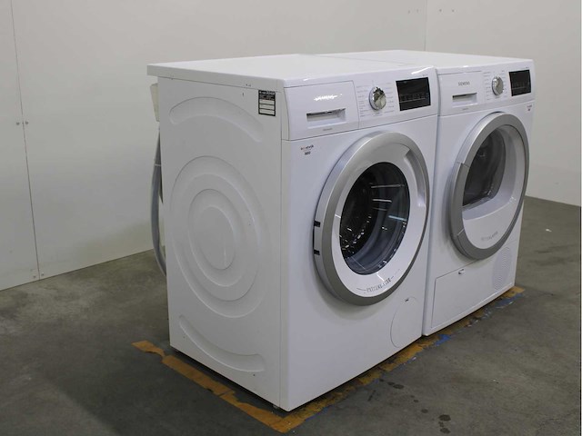 Siemens iq300 isensoric aquastop iqdrive extraklasse wasmachine & siemens iq300 isensoric extraklasse wasdroger - afbeelding 4 van  8
