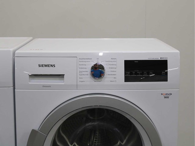 Siemens iq300 isensoric aquastop iqdrive extraklasse wasmachine & siemens iq300 isensoric extraklasse wasdroger - afbeelding 6 van  8