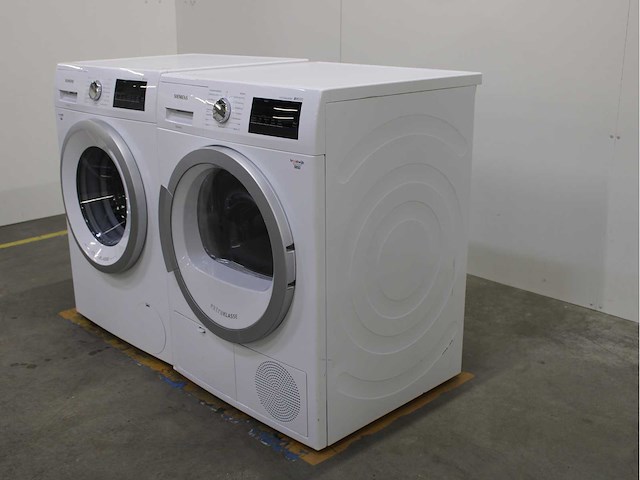 Siemens iq300 isensoric aquastop iqdrive extraklasse wasmachine & siemens iq300 isensoric extraklasse wasdroger - afbeelding 7 van  8