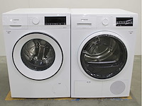 Siemens iq300 isensoric aquastop wasmachine & siemens iq500 isensoric wasdroger - afbeelding 1 van  8
