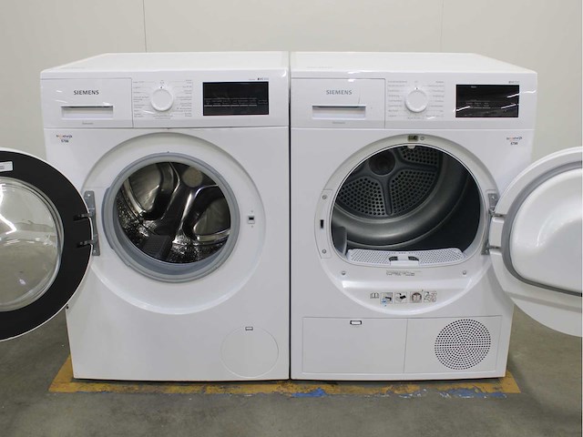 Siemens iq300 isensoric iqdrive wasmachine & siemens iq300 isensoric wasdroger - afbeelding 2 van  8
