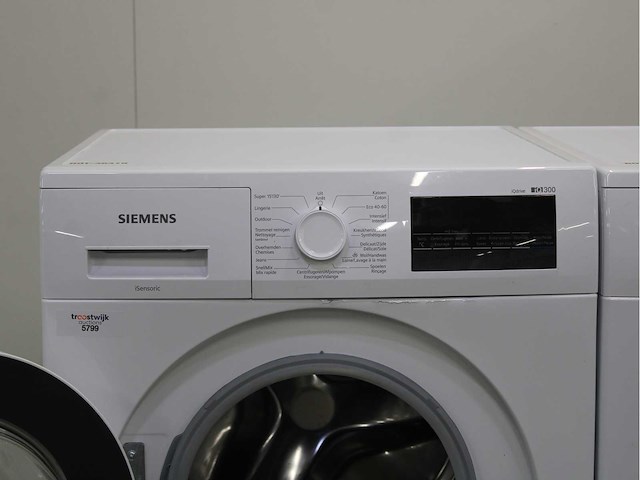 Siemens iq300 isensoric iqdrive wasmachine & siemens iq300 isensoric wasdroger - afbeelding 3 van  8