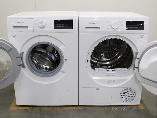 Siemens iq300 isensoric iqdrive wasmachine & siemens iq300 isensoric wasdroger - afbeelding 2 van  8