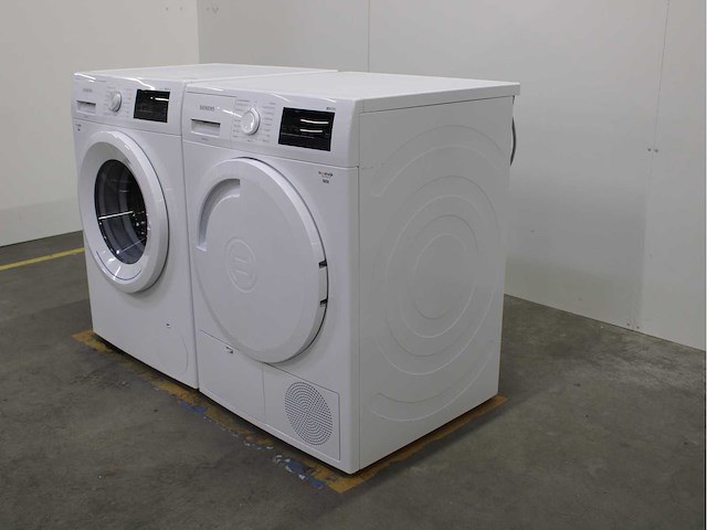 Siemens iq300 isensoric iqdrive wasmachine & siemens iq300 isensoric wasdroger - afbeelding 7 van  8