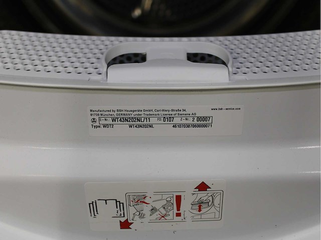 Siemens iq300 isensoric iqdrive wasmachine & siemens iq300 isensoric wasdroger - afbeelding 8 van  8