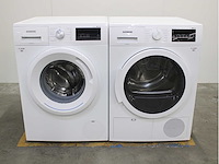 Siemens iq300 isensoric iqdrive wasmachine & siemens iq500 isensoric bestcollection wasdroger - afbeelding 1 van  8