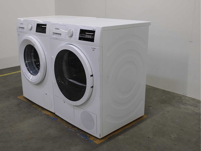 Siemens iq300 isensoric iqdrive wasmachine & siemens iq500 isensoric bestcollection wasdroger - afbeelding 7 van  8