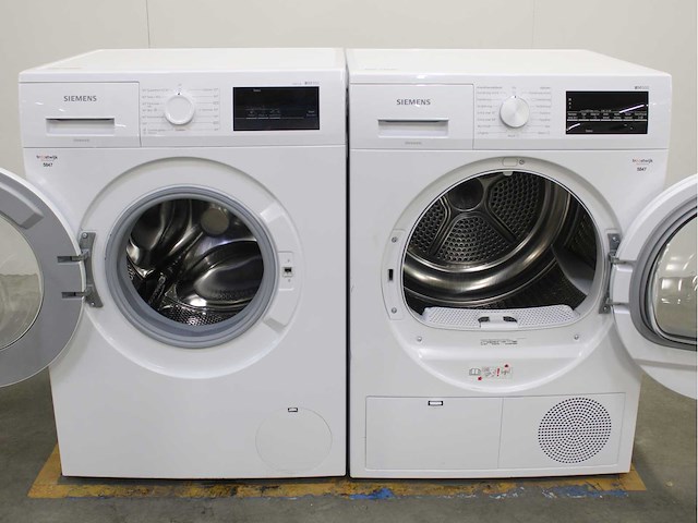 Siemens iq300 isensoric iqdrive wasmachine & siemens iq500 isensoric wasdroger - afbeelding 2 van  7