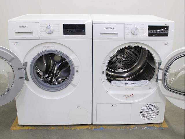 Siemens iq300 isensoric iqdrive wasmachine & siemens iq500 isensoric wasdroger - afbeelding 2 van  8
