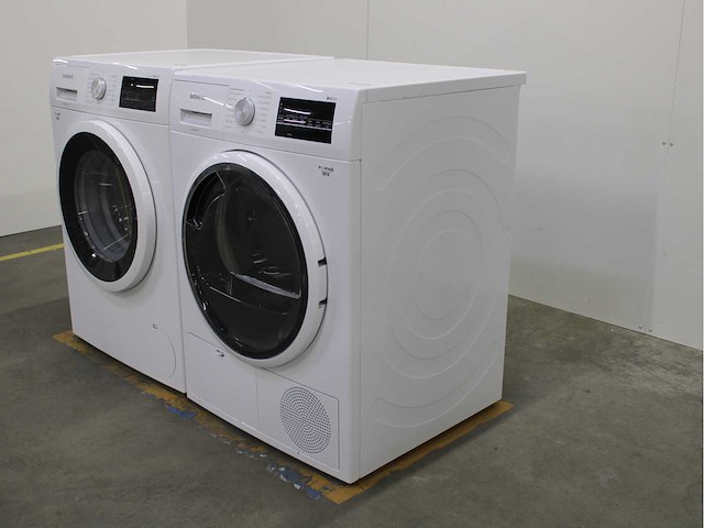 Siemens iq300 isensoric iqdrive wasmachine & siemens iq500 isensoric wasdroger - afbeelding 7 van  8