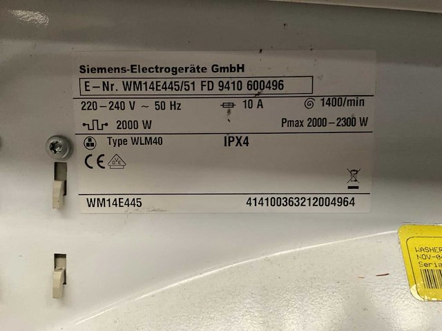 Siemens iq300 wasmachine (2x) - afbeelding 7 van  8