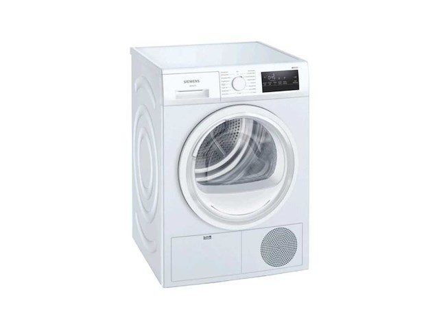 Siemens iq300 wt45hva3 wasdroger vrijstaand voorbelading 8 kg a++ wit duits display - afbeelding 1 van  6