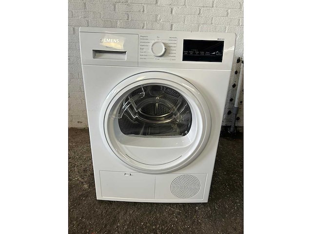 Siemens iq300 wt45hva3 wasdroger vrijstaand voorbelading 8 kg a++ wit duits display - afbeelding 2 van  6