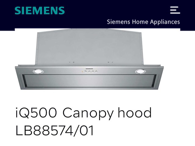 Siemens iq500 afzuigkap - afbeelding 9 van  9
