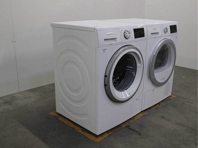 Siemens iq500 isensoric aquastop extraklasse wasmachine & siemens iq300 isensoric extraklasse wasdroger - afbeelding 4 van  8