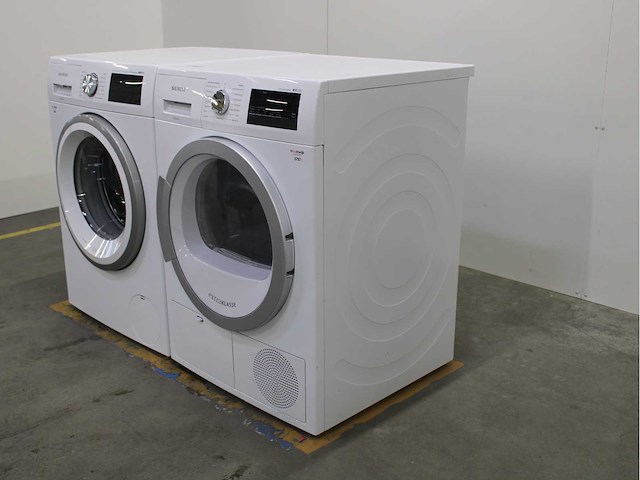 Siemens iq500 isensoric aquastop extraklasse wasmachine & siemens iq300 isensoric extraklasse wasdroger - afbeelding 7 van  8