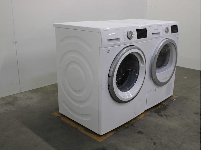 Siemens iq500 isensoric aquastop extraklasse wasmachine & siemens iq300 isensoric extraklasse wasdroger - afbeelding 4 van  8