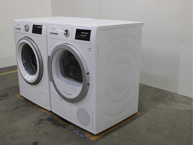 Siemens iq500 isensoric aquastop extraklasse wasmachine & siemens iq300 isensoric extraklasse wasdroger - afbeelding 7 van  8