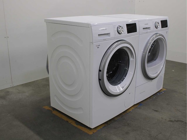 Siemens iq500 isensoric aquastop extraklasse wasmachine & siemens iq500 isensoric selfcleaning condenser extraklasse wasdroger - afbeelding 4 van  8