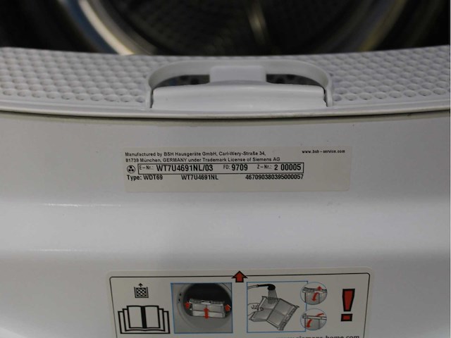 Siemens iq500 isensoric aquastop extraklasse wasmachine & siemens iq500 isensoric selfcleaning condenser extraklasse wasdroger - afbeelding 8 van  8