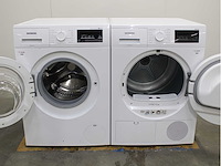 Siemens iq500 isensoric aquastop iqdrive wasmachine & siemens iq300 isensoric wasdroger - afbeelding 2 van  8