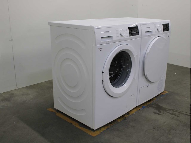 Siemens iq500 isensoric aquastop iqdrive wasmachine & siemens iq300 isensoric wasdroger - afbeelding 4 van  8