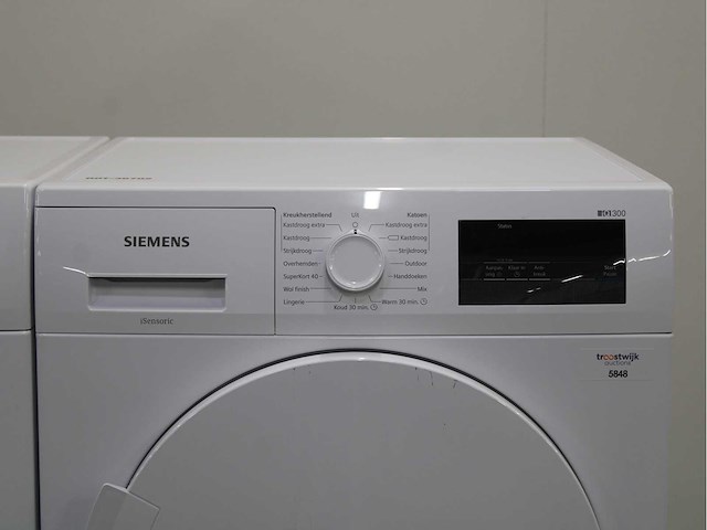Siemens iq500 isensoric aquastop iqdrive wasmachine & siemens iq300 isensoric wasdroger - afbeelding 6 van  8