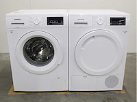 Siemens iq500 isensoric aquastop iqdrive wasmachine & siemens iq300 isensoric wasdroger