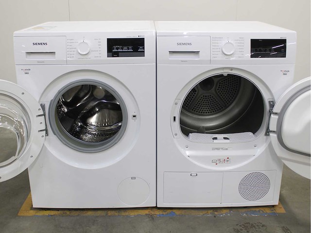 Siemens iq500 isensoric aquastop iqdrive wasmachine & siemens iq300 isensoric wasdroger - afbeelding 2 van  8