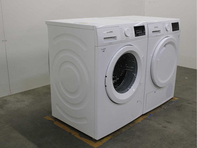 Siemens iq500 isensoric aquastop iqdrive wasmachine & siemens iq300 isensoric wasdroger - afbeelding 4 van  8
