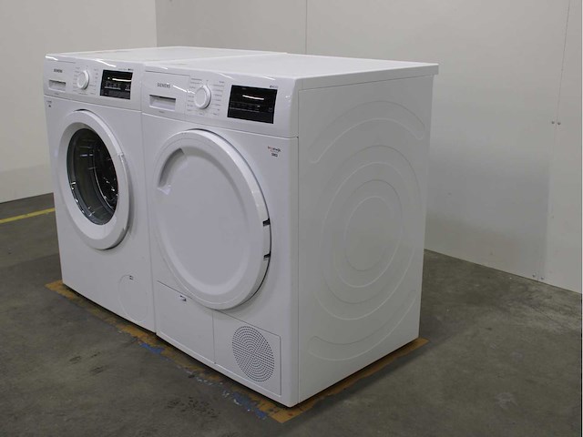 Siemens iq500 isensoric aquastop iqdrive wasmachine & siemens iq300 isensoric wasdroger - afbeelding 7 van  8