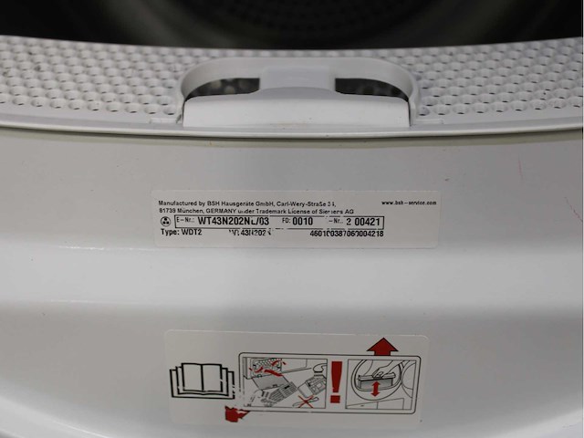 Siemens iq500 isensoric aquastop iqdrive wasmachine & siemens iq300 isensoric wasdroger - afbeelding 8 van  8