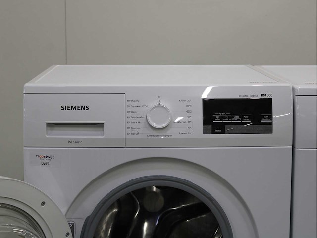 Siemens iq500 isensoric aquastop iqdrive wasmachine & siemens iq300 isensoric wasdroger - afbeelding 3 van  8