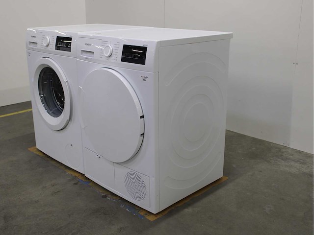 Siemens iq500 isensoric aquastop iqdrive wasmachine & siemens iq300 isensoric wasdroger - afbeelding 7 van  8