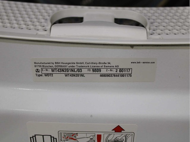 Siemens iq500 isensoric aquastop iqdrive wasmachine & siemens iq300 isensoric wasdroger - afbeelding 8 van  8