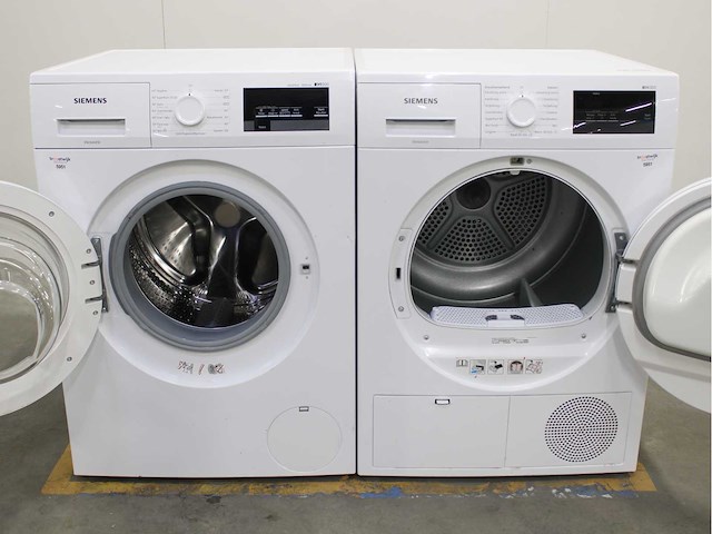 Siemens iq500 isensoric aquastop iqdrive wasmachine & siemens iq300 isensoric wasdroger - afbeelding 2 van  7