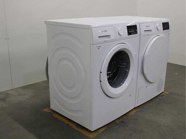 Siemens iq500 isensoric aquastop iqdrive wasmachine & siemens iq300 isensoric wasdroger - afbeelding 4 van  7
