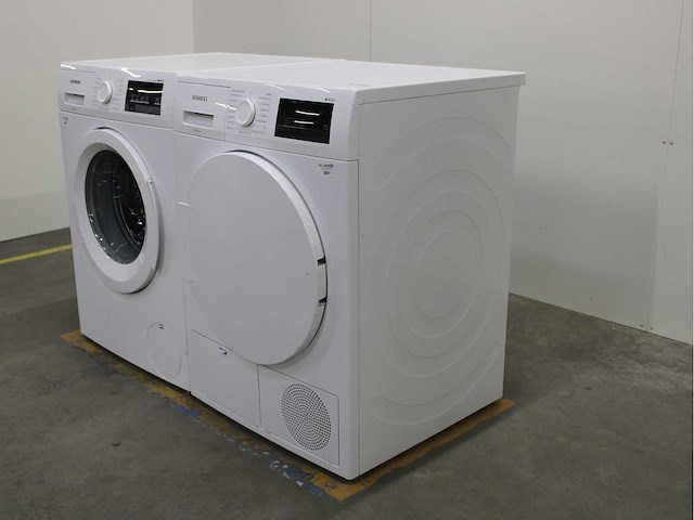 Siemens iq500 isensoric aquastop iqdrive wasmachine & siemens iq300 isensoric wasdroger - afbeelding 6 van  7