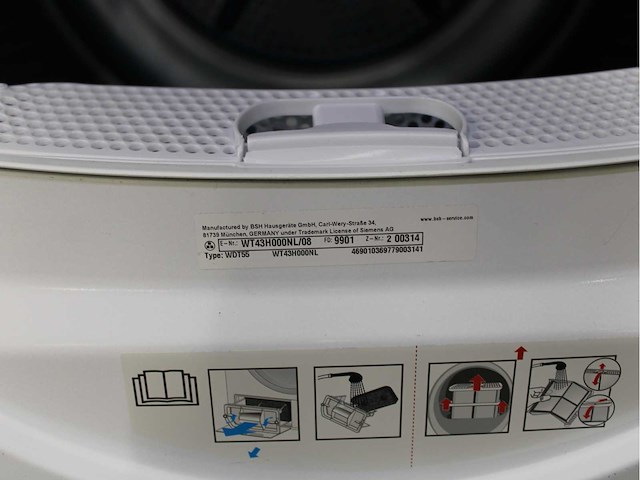 Siemens iq500 isensoric aquastop iqdrive wasmachine & siemens iq300 isensoric wasdroger - afbeelding 7 van  7