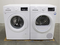 Siemens iq500 isensoric aquastop iqdrive wasmachine & siemens iq300 isensoric wasdroger - afbeelding 1 van  8