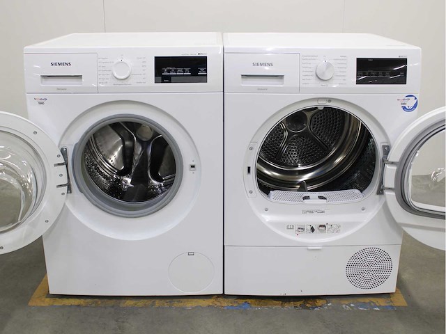 Siemens iq500 isensoric aquastop iqdrive wasmachine & siemens iq300 isensoric wasdroger - afbeelding 2 van  8