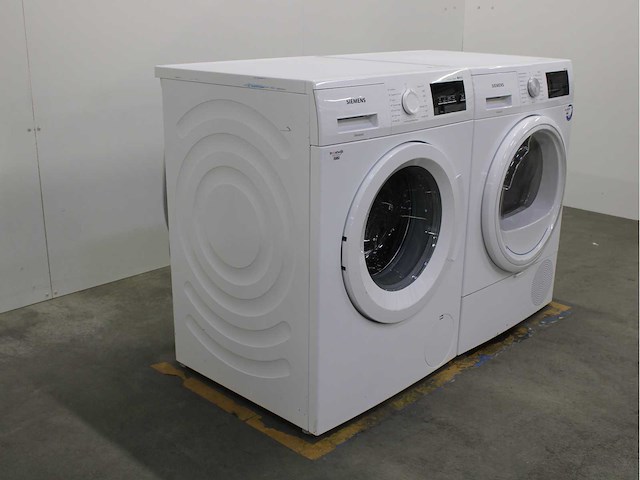 Siemens iq500 isensoric aquastop iqdrive wasmachine & siemens iq300 isensoric wasdroger - afbeelding 4 van  8