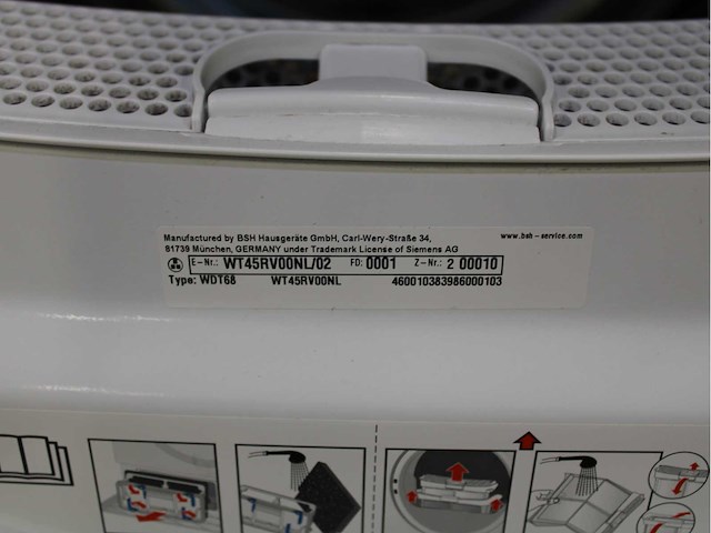 Siemens iq500 isensoric aquastop iqdrive wasmachine & siemens iq300 isensoric wasdroger - afbeelding 8 van  8