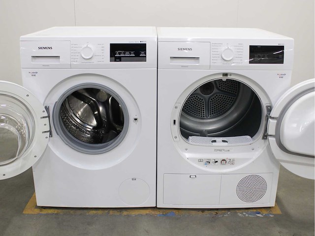 Siemens iq500 isensoric aquastop iqdrive wasmachine & siemens iq300 isensoric wasdroger - afbeelding 2 van  8
